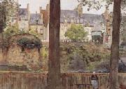 William Frederick Yeames,RA On the Boulevards-Dinan-Brittany (mk46) Germany oil painting artist